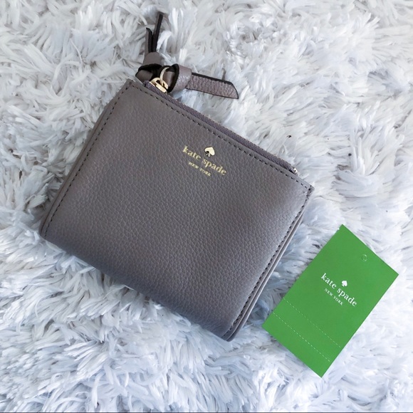kate spade Handbags - kate spade | small malea grey wallet